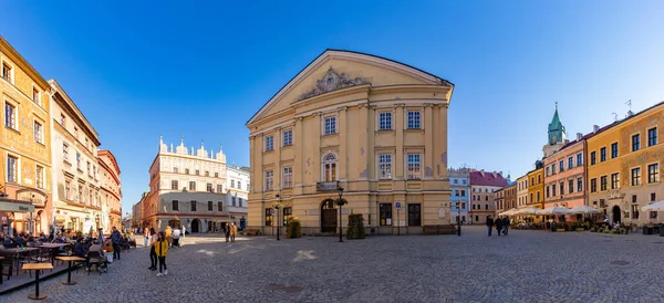 Obrázek Staroměstského Náměstí Korunního Tribunálu Lublinu — Stock fotografie