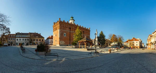 Bilde Sandomierz Gamlebyplass Rådhuset Sentrum – stockfoto
