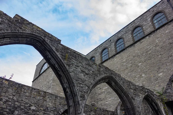 Uma Foto Igreja Audoen Dublin — Fotografia de Stock