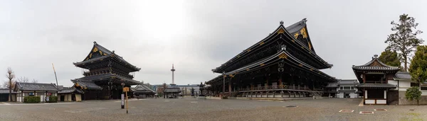 Панорама Храма Хигаси Хонган Дзи Киото — стоковое фото