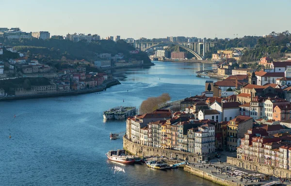 Een Foto Van Porto Rivier Douro Overdag — Stockfoto