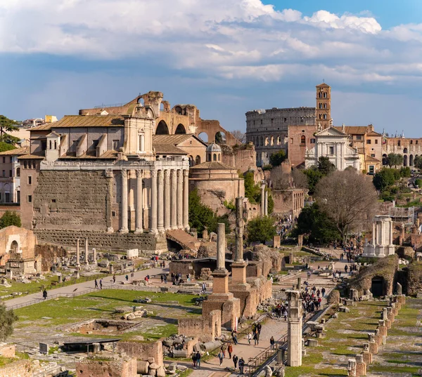 Een Foto Van Het Forum Romanum — Stockfoto
