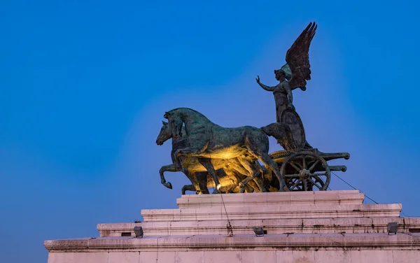 Una Imagen Estatua Sobre Altar Patria — Foto de Stock