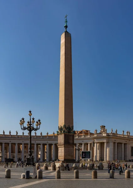 Een Schilderstuk Van Vaticaan Obelisk — Stockfoto