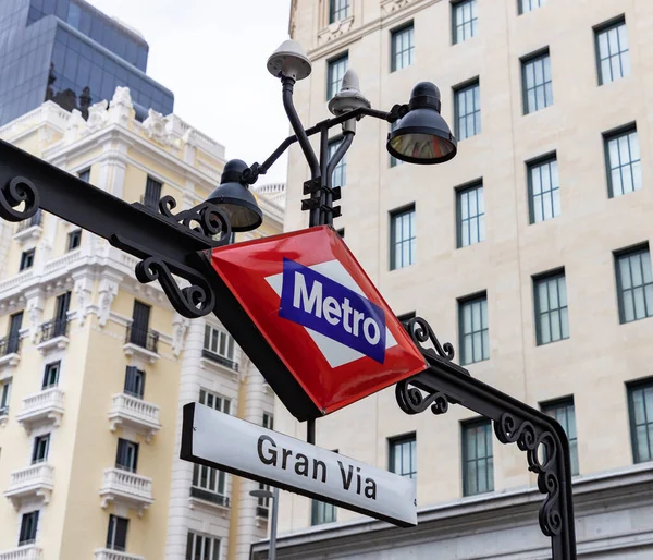 Picture Gran Metro Sign — Stockfoto