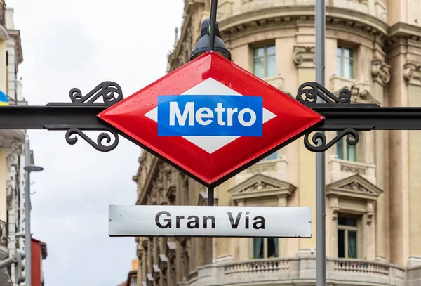 Obraz Gran Metro Znak — Zdjęcie stockowe
