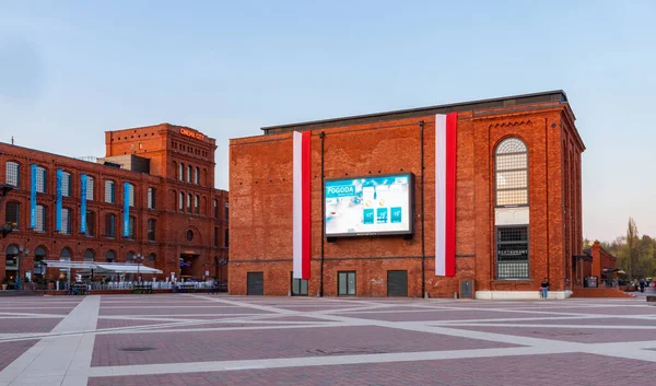 Obrázek Některých Budov Starého Průmyslového Komplexu Manufaktura Lodži — Stock fotografie