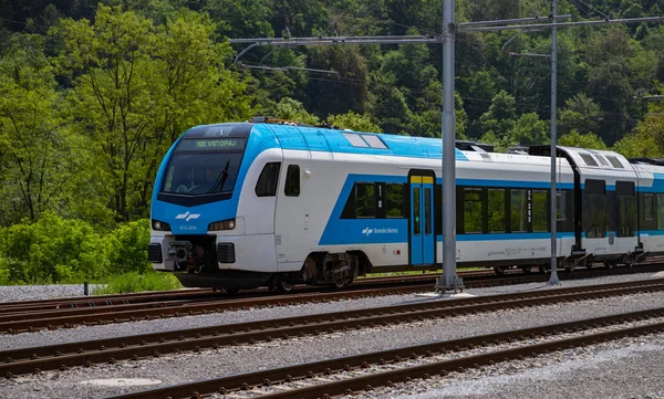 Bild Ett Tåg Från Slovenska Järnvägar Celje — Stockfoto