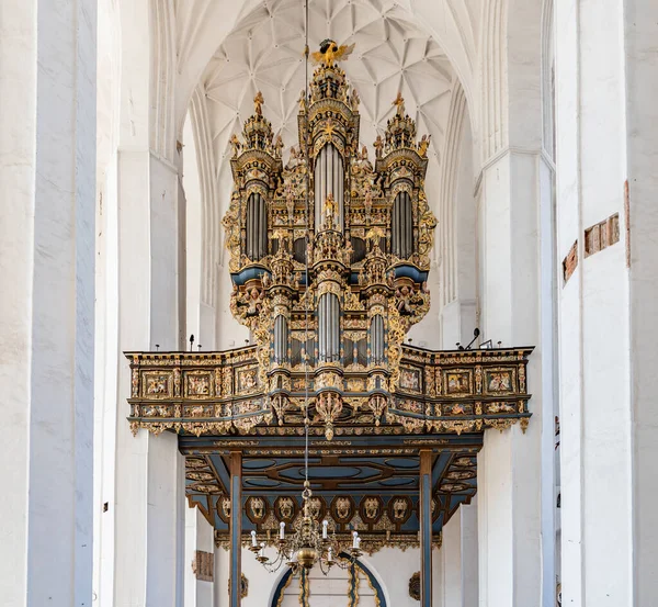 Picture Pipe Organ Mary Church Gdansk — Zdjęcie stockowe