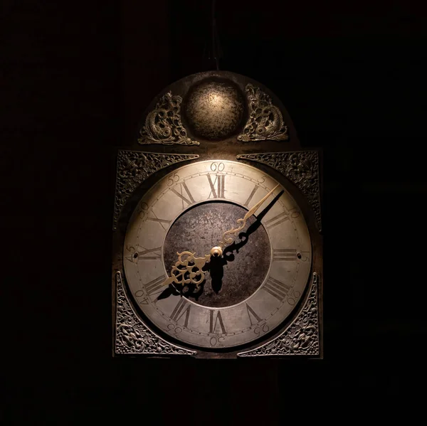Obraz Starego Zegara Wystawie Tower Clock Museum Kościele Katarzyny Gdańsk — Zdjęcie stockowe