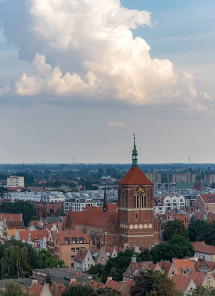 Picture John Church Gdansk Seen Cloudy Day — Stock Photo, Image