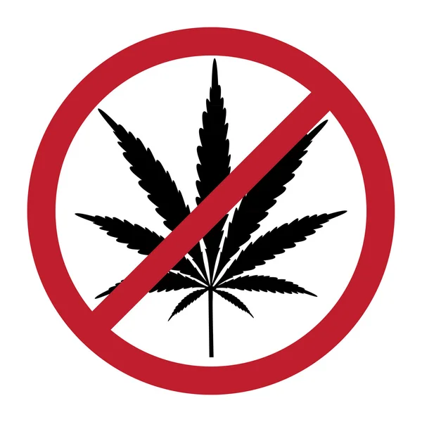 No cannabis — Stock Photo, Image