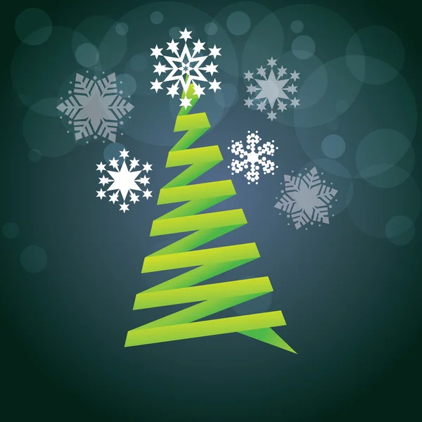 Abstraktní vánoční strom — Stock fotografie