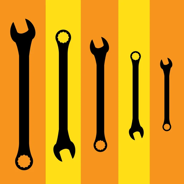 D.I.Y. conjunto de ferramentas manuais — Fotografia de Stock
