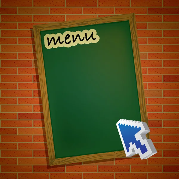 Scheda menu — Foto Stock