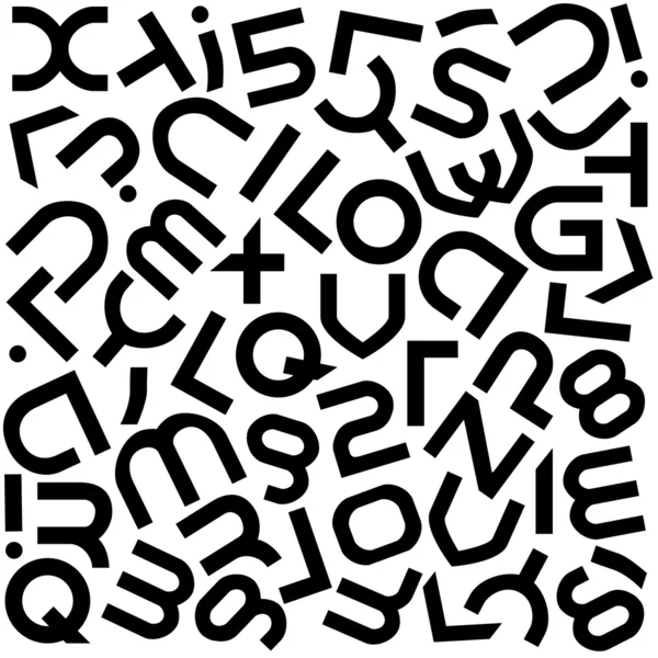Futuristic alphabet font isolated — Stock Photo, Image