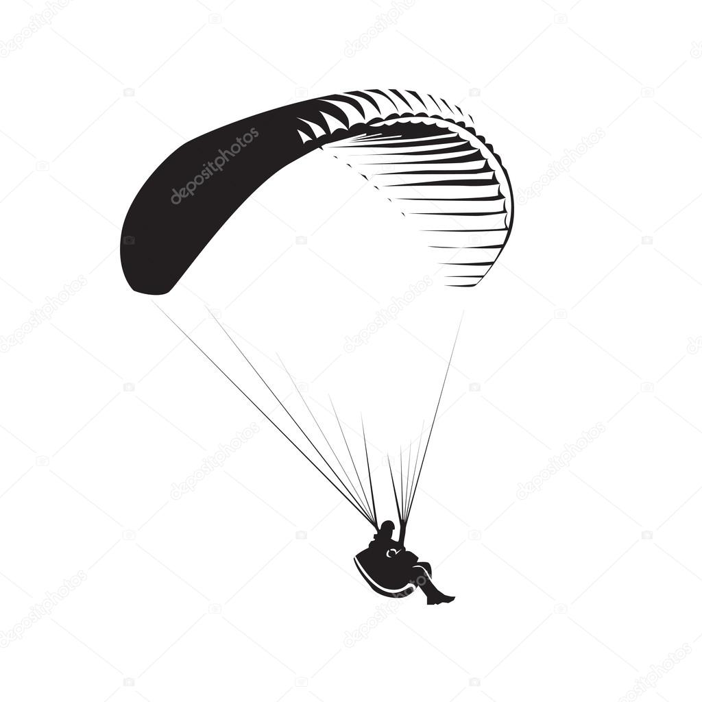 Paragliding, parachute