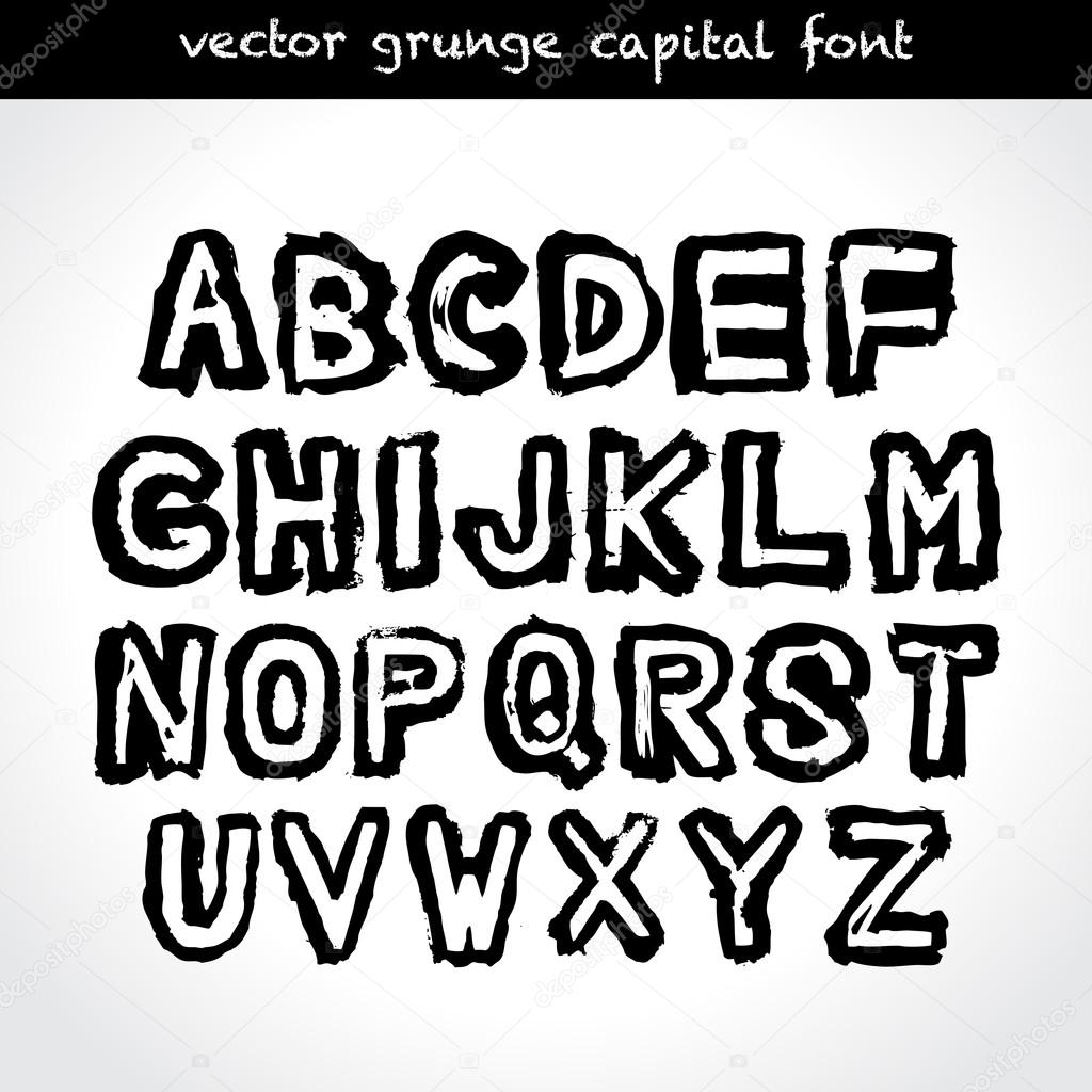 Capital font