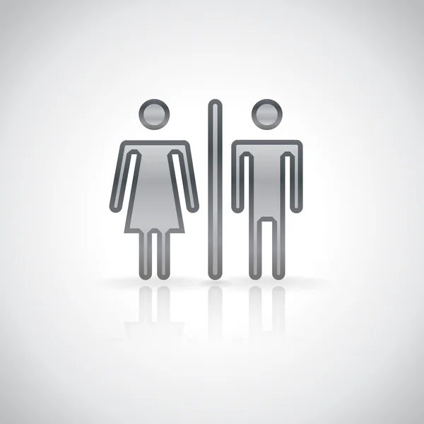 Man en vrouw symbool — Stockfoto