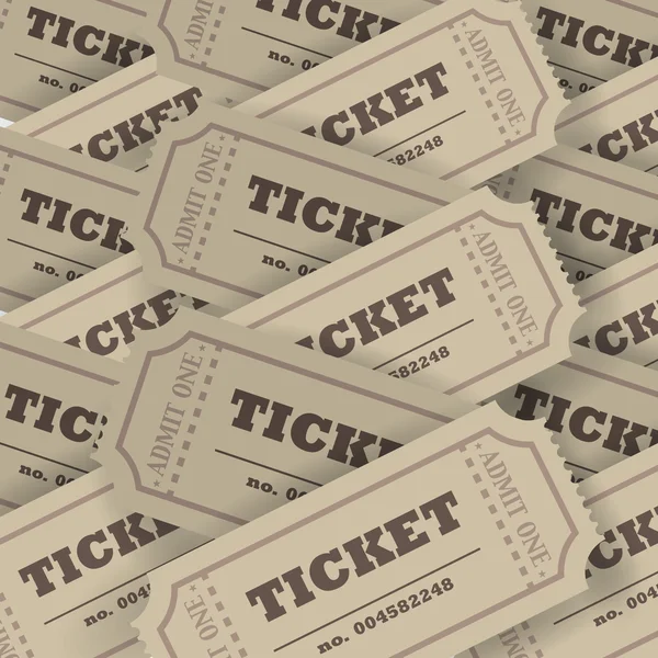 Overvloed van tickets — Stockfoto