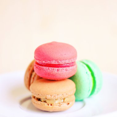 renkli macaroons