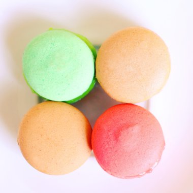 renkli macaroons