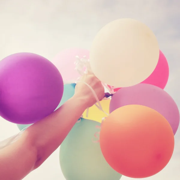 Multicolored balloons — Stock Photo, Image