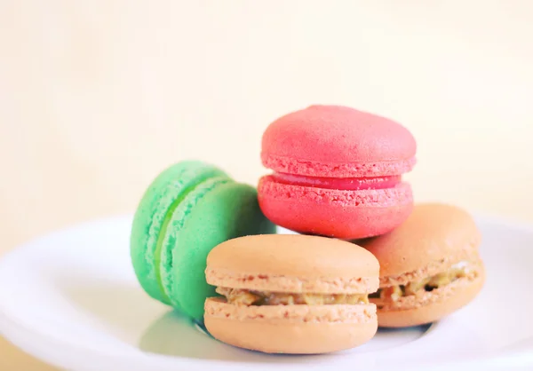 Színes macaroons — Stock Fotó