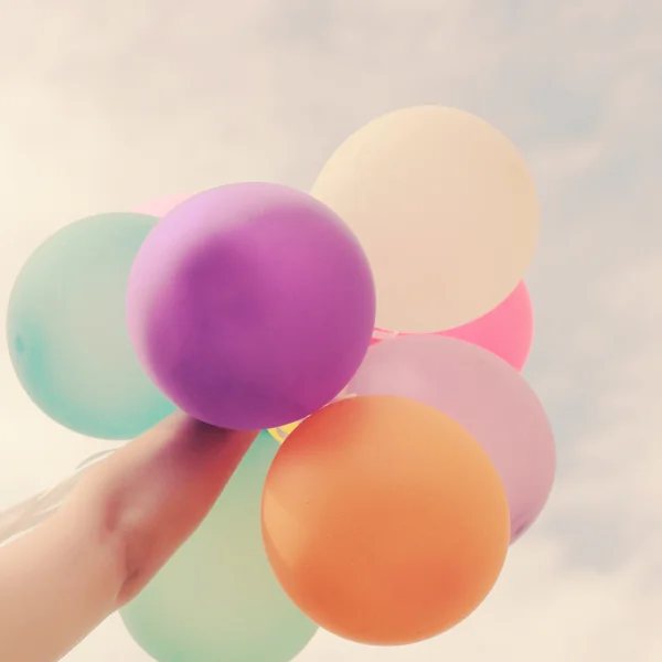 Veelkleurige ballonnen — Stockfoto