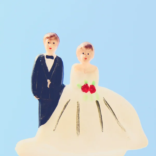 Bröllop par docka — Stockfoto