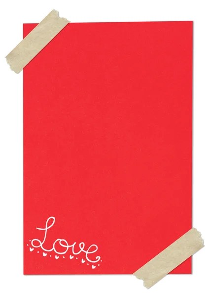 Miłość na papierze — Zdjęcie stockowe