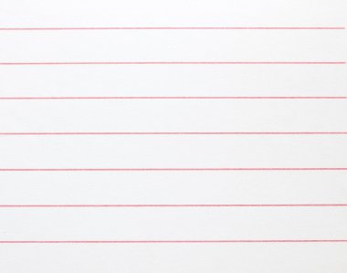 boş çizgili defter