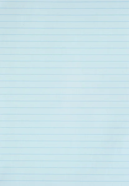 Blue lined paper sheet — Stock Photo, Image