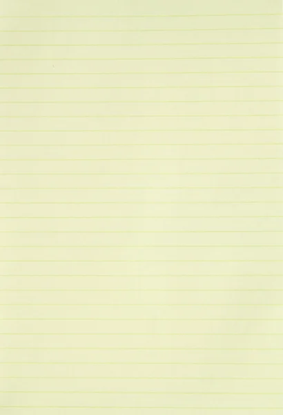 Yellow lined paper — Stock Photo, Image
