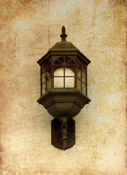 Vintage straatlamp — Stockfoto