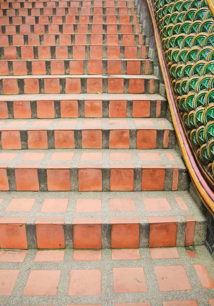 Escadaria de tijolo — Fotografia de Stock