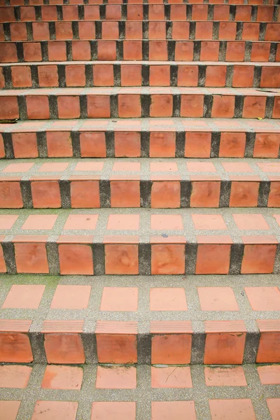 Ziegeltreppe — Stockfoto