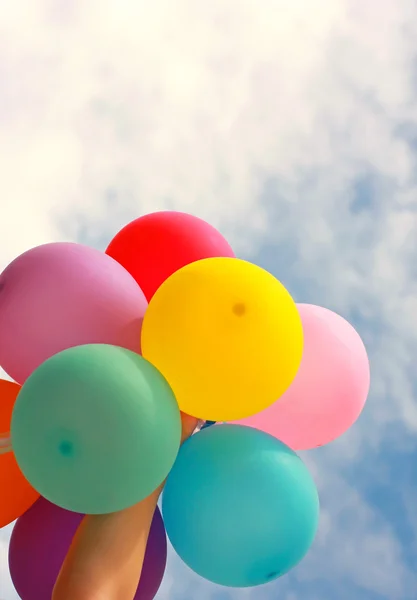 Multicolored balloons — Stock Photo, Image