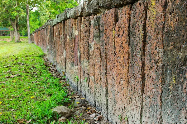 Steinblockmauer — Stockfoto