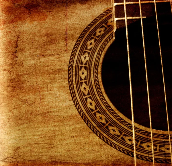 Part of guitar — Stock Photo, Image