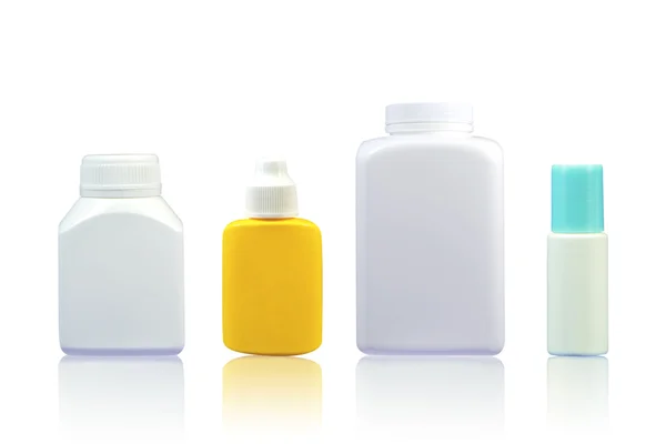 Lékařské plastových lahví — Stock fotografie