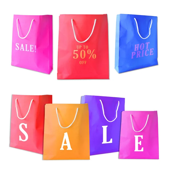 Venda sacos de compras — Fotografia de Stock