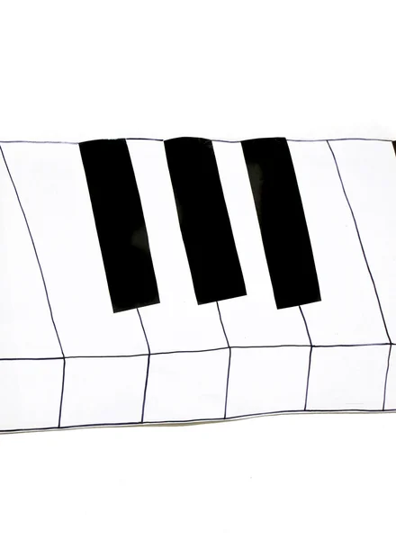 Πιάνο κλειδί ταπετσαρία — Φωτογραφία Αρχείου