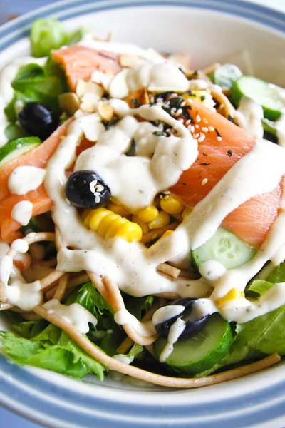 Lax sallad — Stockfoto