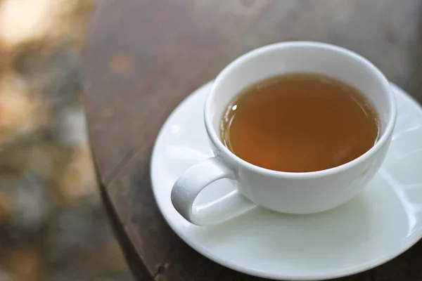 庭でのお茶の時間 — ストック写真