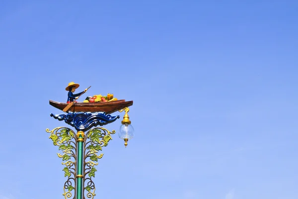 Thailändischer Floating Market — Stockfoto