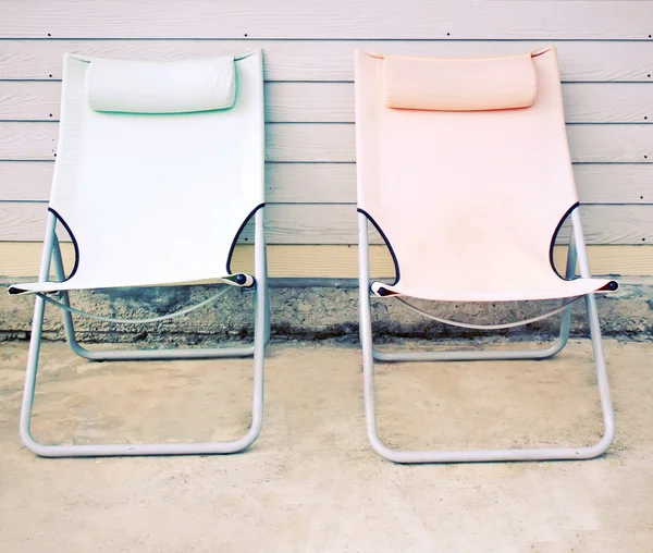 Two beach bench — Stock Photo, Image