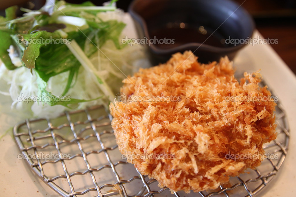 Deep fried croquette Stock Photo by ©nuchylee 40059411