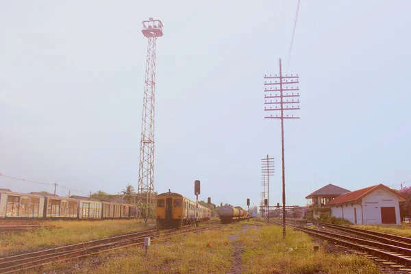 Old railway station — Stock Photo, Image