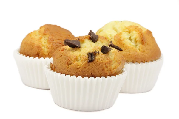 Tre muffins — Stockfoto